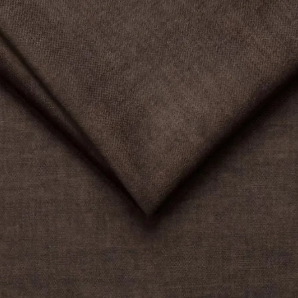 Rohová sedacia súprava Sergio, tmavo hnedá látka, pravý roh