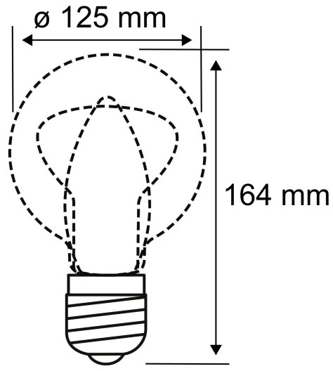 LED Žiarovka INNER G125 E27/3,5W/230V 1800K - Paulmann 28881