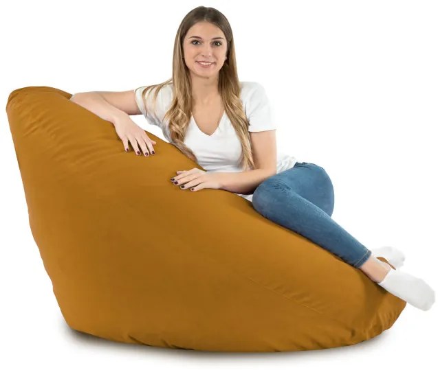 Sedací vak DROP XXL horčicový