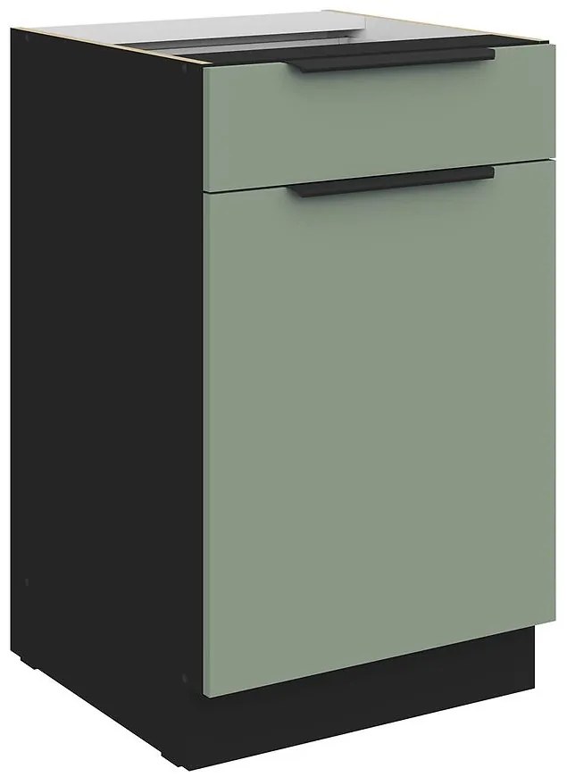 Kuchynská skrinka Aria-Sa/Bl Anti Fingerprint 50d 1f 1s Bb