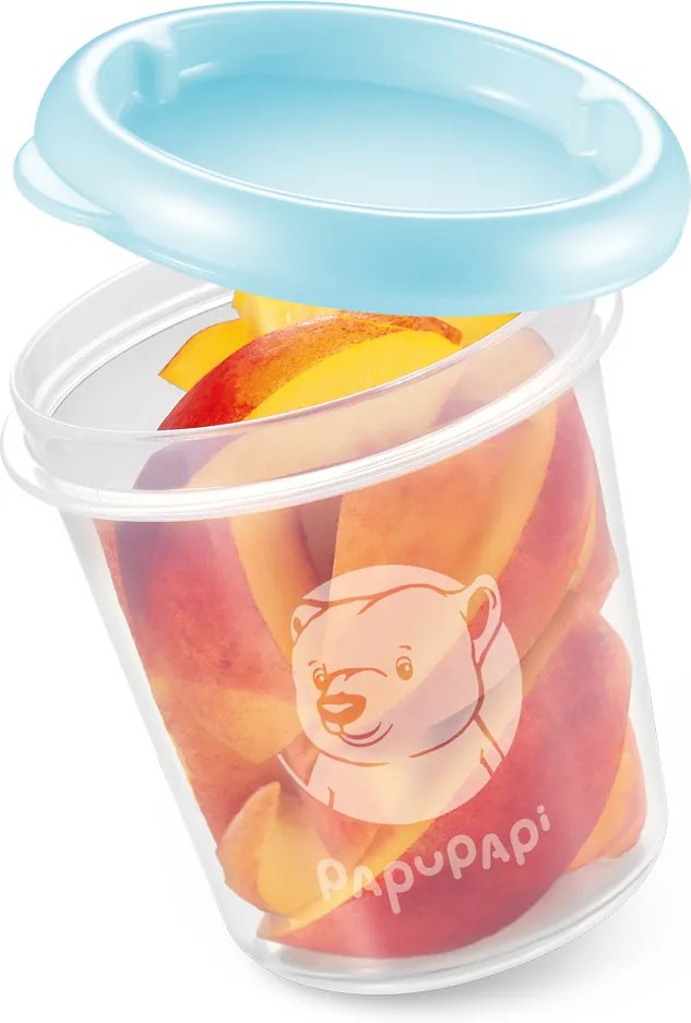 TESCOMA dóza PAPU PAPI 200 ml, 2 ks, modrá