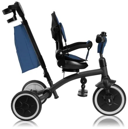 Lionelo - Detská trojkolka TRIS PLUS Blue Denim