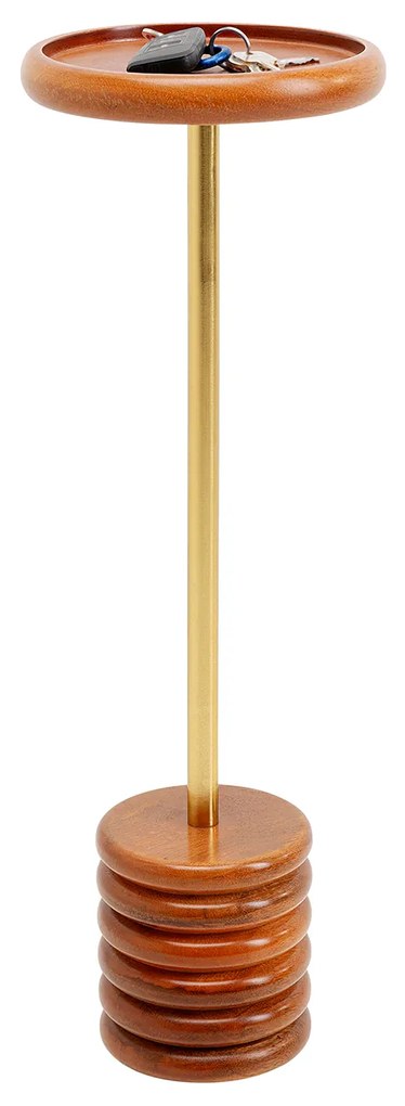 Fredo príručný stolík hnedý Ø20 cm