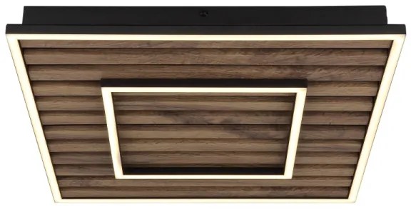 Globo 67345D1 - LED stropné svietidlo WOODY LED/36W/230V 3000K 45x45 cm