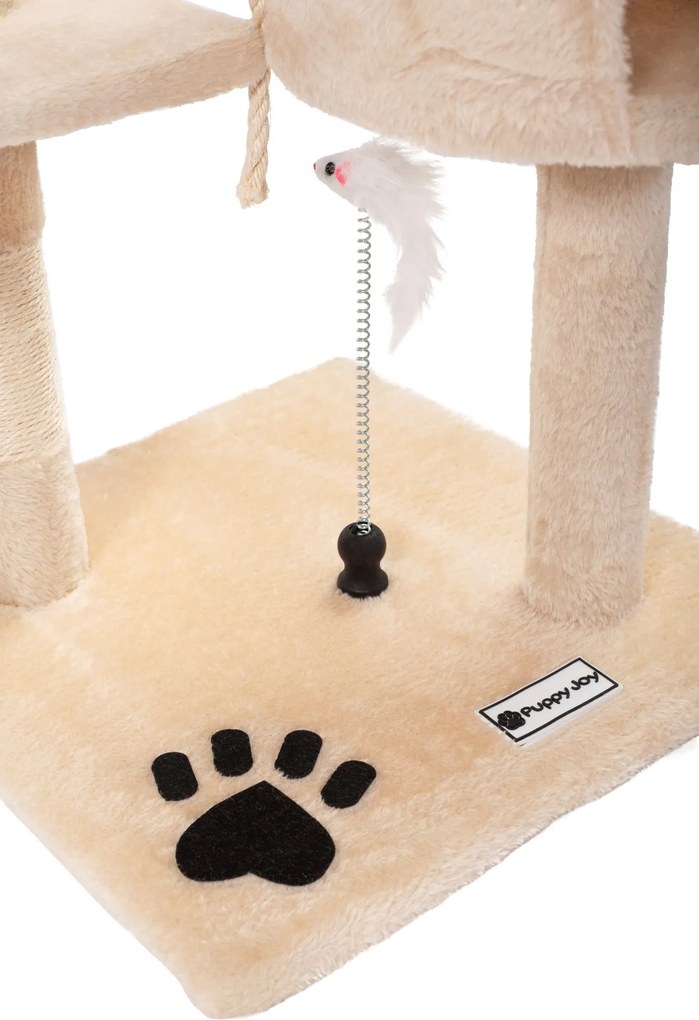 PuppyJoy PuppyJoy, Škrabadlo pre mačku, stromček, stĺpik, 4 poschodia, 85 cm, PJ-042 85, HOM-50044