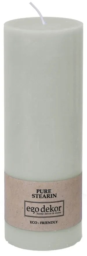 Tyrkysovomodrá sviečka Eco candles by Ego dekor Friendly, doba horenia 60 h
