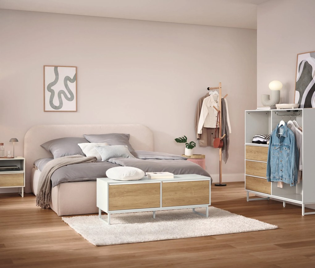 Nočný stolík »LEEG« s 1 zásuvkou