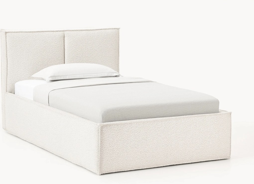 Buklé čalúnená jednolôžková posteľ Dream