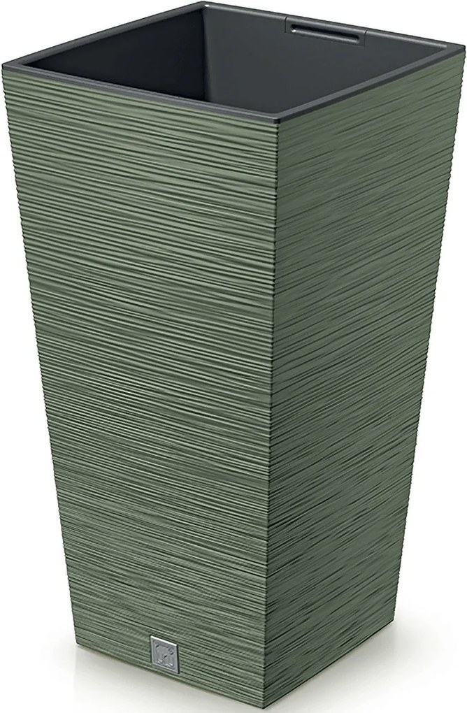 Plastový kvetináč DFSH200 20 cm - zelená