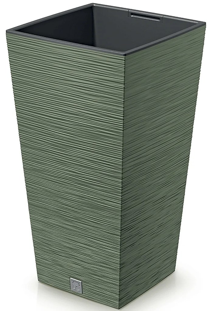Plastový kvetináč DFSH200 20 cm - zelená