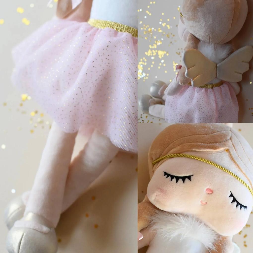 Bábika spiaci anjelik 48cm personalizácia: Iba samotná bábika