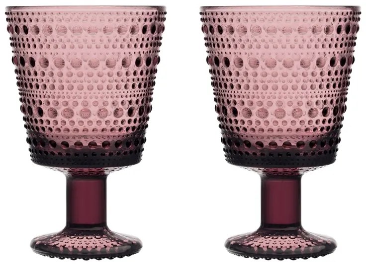 Poháre Kastehelmi 0,26l, 2ks, ružové calluna