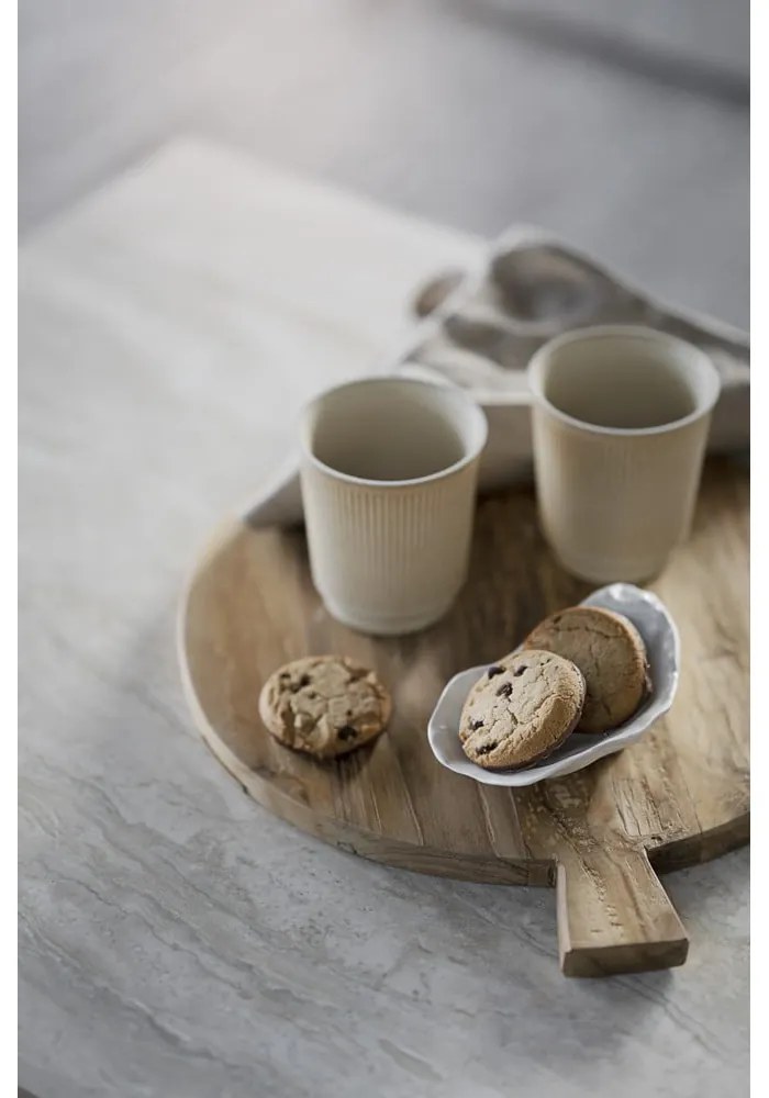 Biely konferenčný stolík s doskou z kameňa 140x60 cm Orwel - Rowico