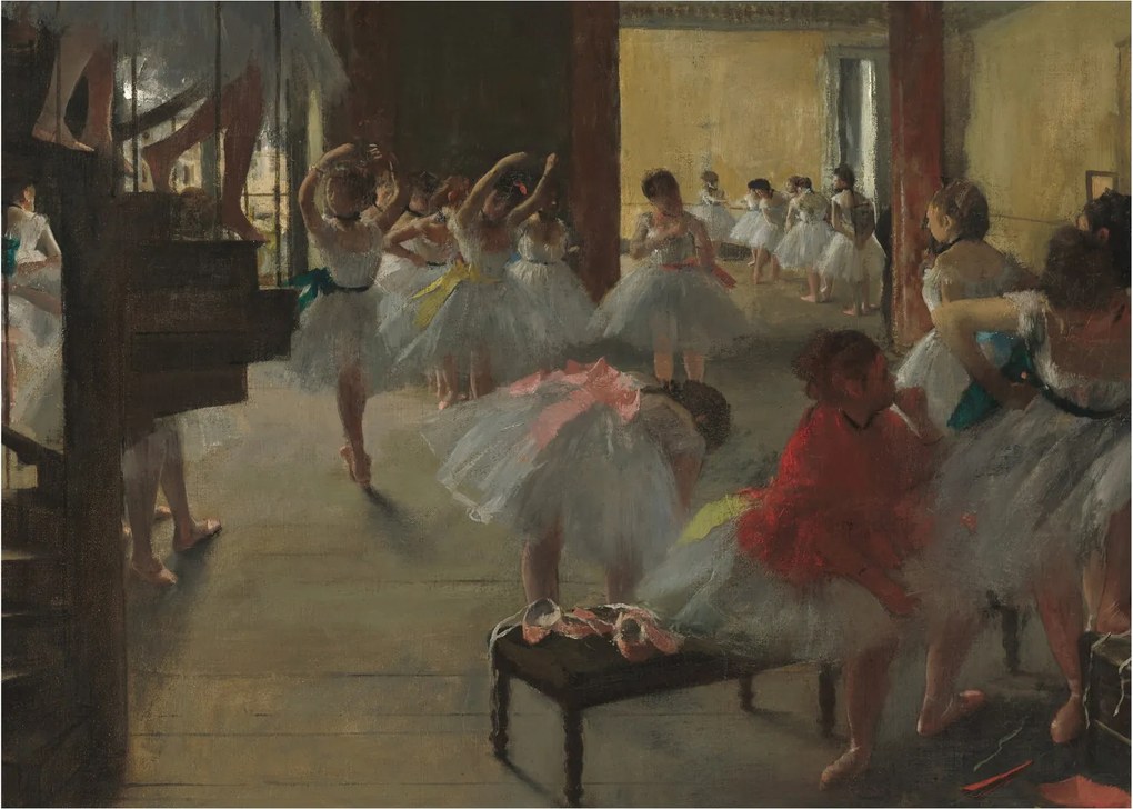 Obraz - Edgar Degas, The Dance Class, reprodukcia (70x50 cm)