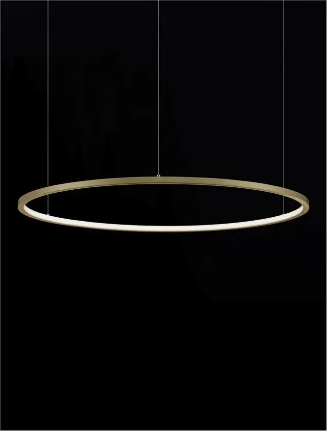 LED luster Tarquin 80 zlaté