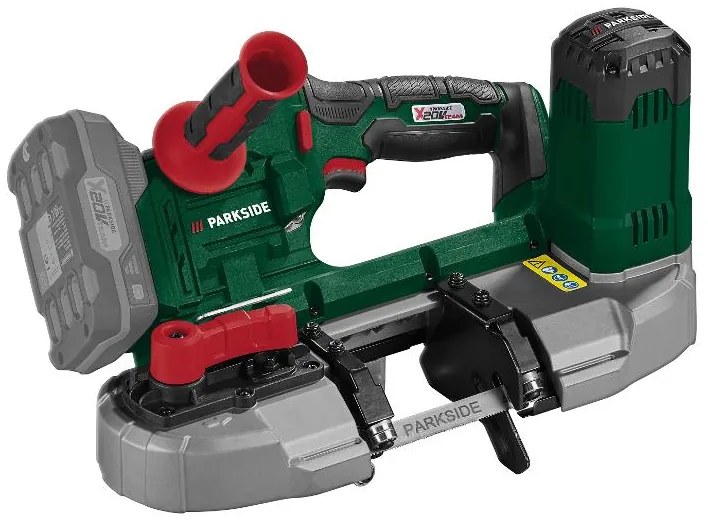 Parkside® Aku pásová píla 20 V Pmba 20-Li A1 – bez akumulátora (100384996)