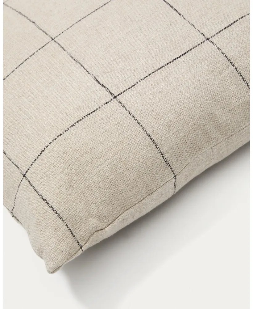 Obliečka na vankúš s prímesou ľanu 45x45 cm Ayame – Kave Home