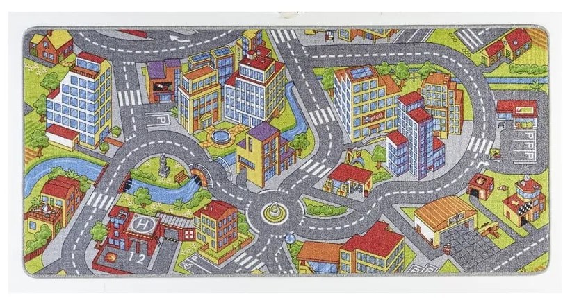 Detský koberček Hanse Home Smart City, 140 x 200 cm