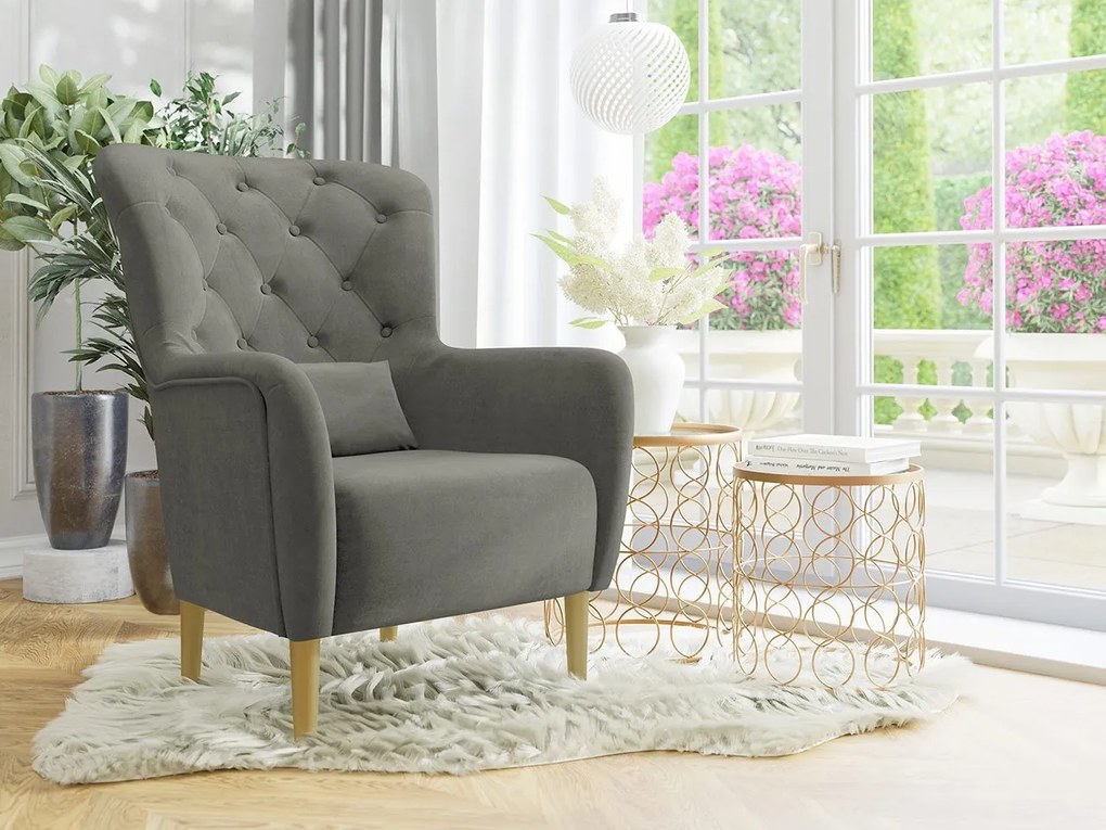 Čalúnené kreslo Rufarn, Dostupné poťahy: Magic Velvet 2219