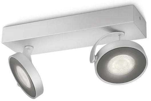 Philips 53172/48/16- LED Stmievateľné svietidlo MYLIVING CLOCKWORK 2xLED/4,5W/230V