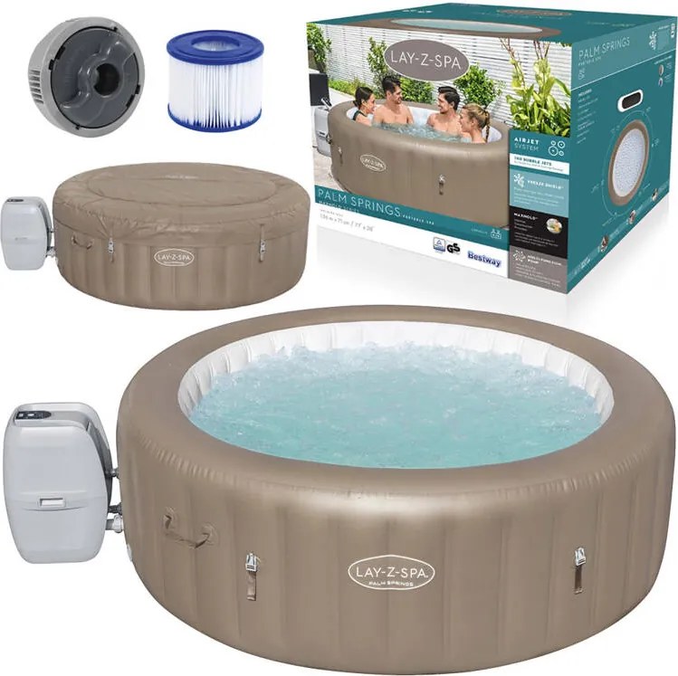 Bestway Lay-Z-Spa Palm Springs Jacuzzi 4-6 osôb 60017