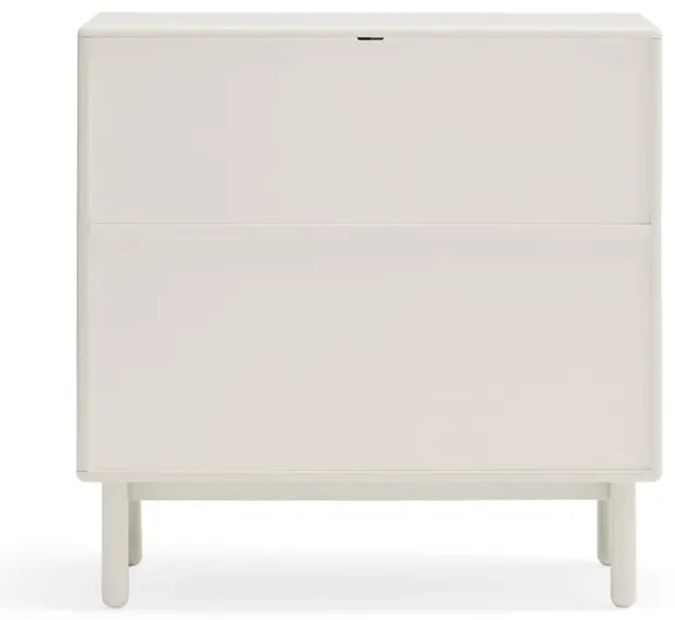 Krémovobiela komoda 90x90x40 cm Corvo – Teulat