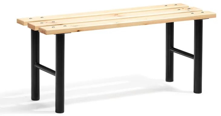 Šatňová lavička STADIUM, 1000 mm, borovica
