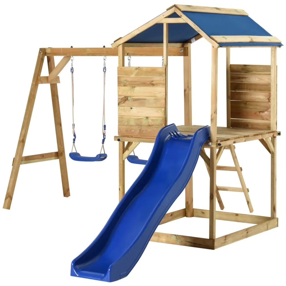 Vonkajšia súprava na hranie impregnovaná borovica