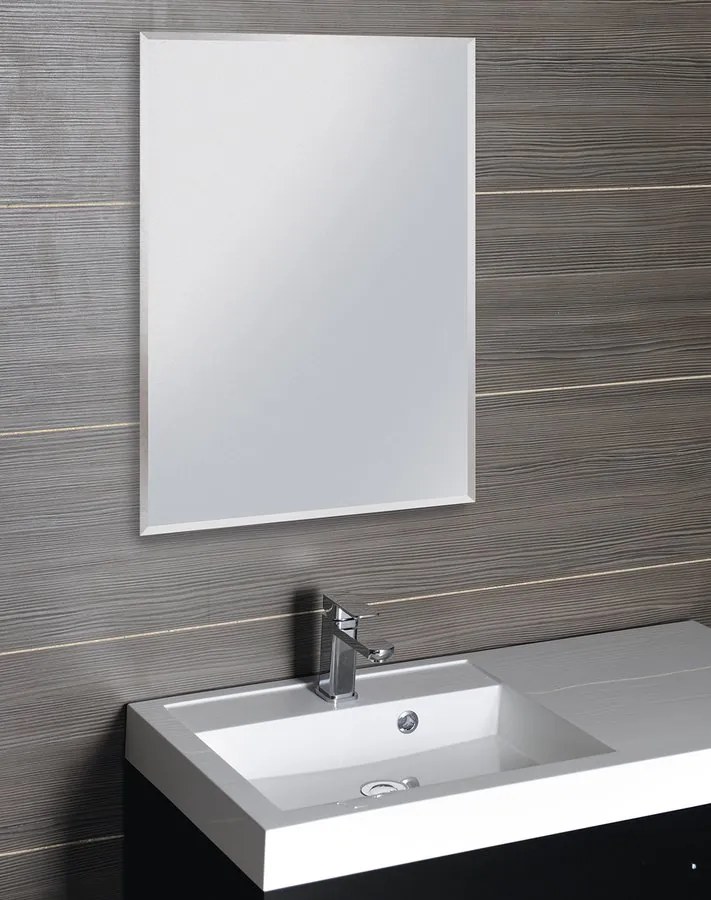Aqualine Aqualine, Zrkadlo 40x60 cm, s fazetou, bez uchytenia, 22495