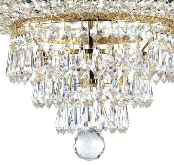 Maytoni DIA890-CL-18-G - Prisadený luster PALACE 18xE27/60W/230V