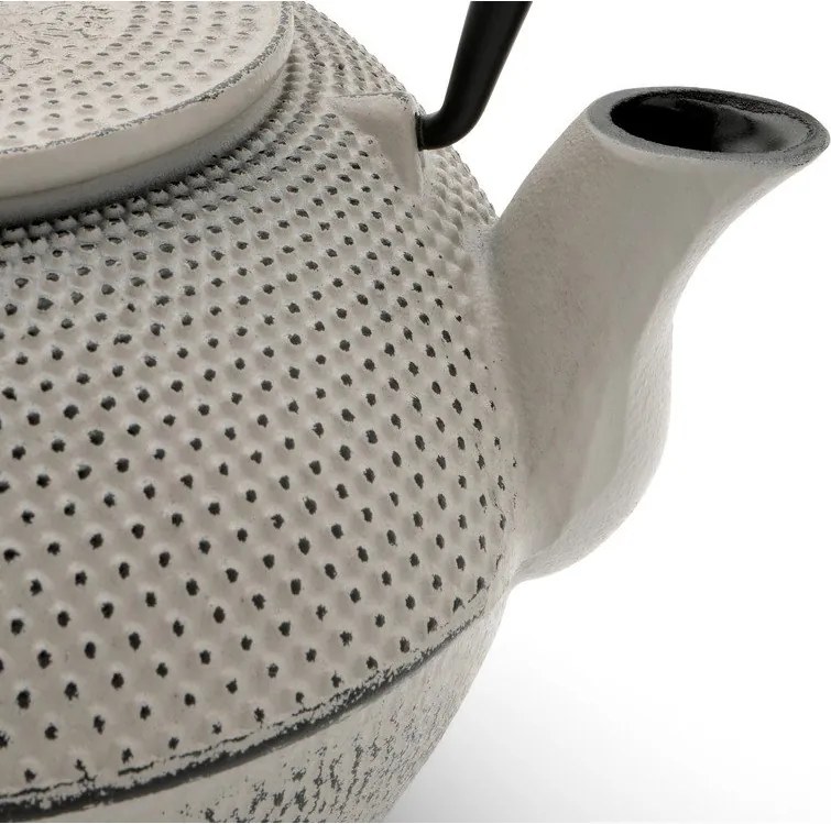 Sivá kanvica na čaj z liatiny 1,1 l Jang – Bredemeijer