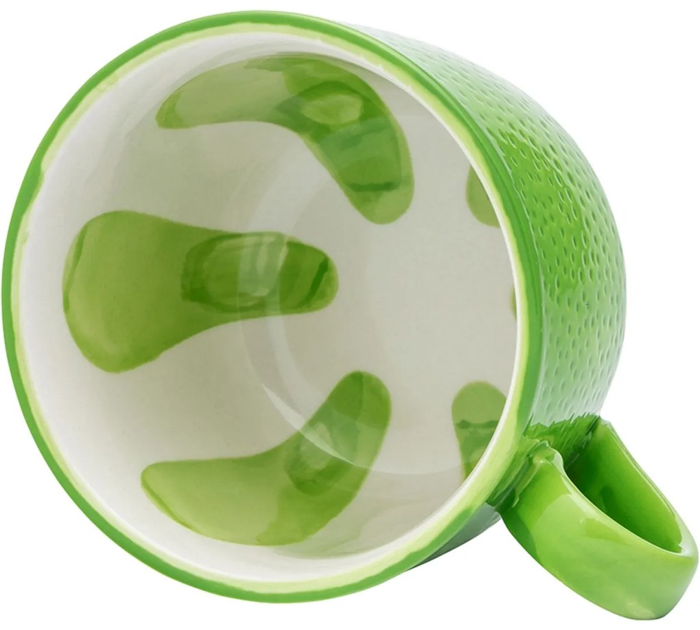 Altom Súprava keramických jumbo hrnčekov Tropicana limetka 470 ml, 2 ks