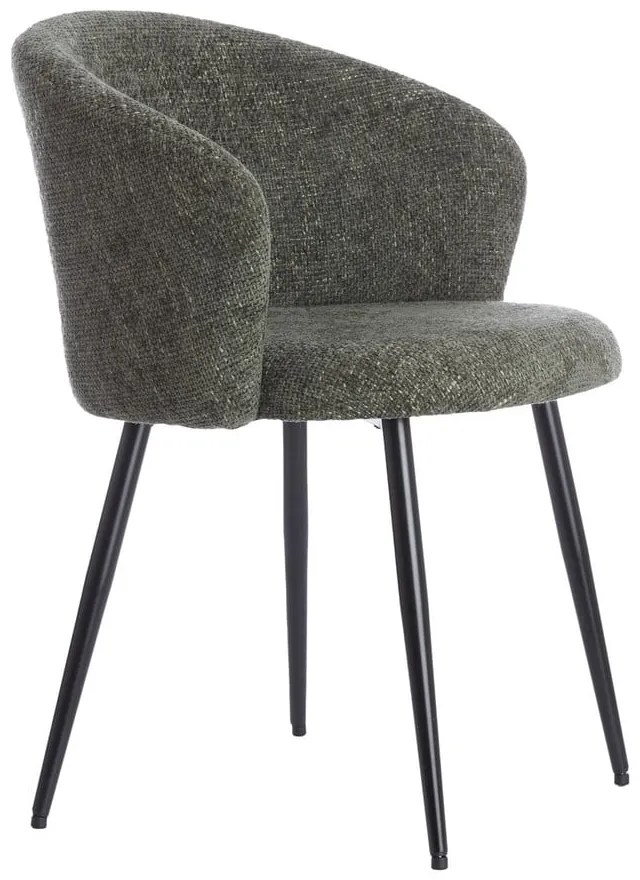 Khaki kovové jedálenské kreslá v súprave 2 ks Radaja – Light & Living