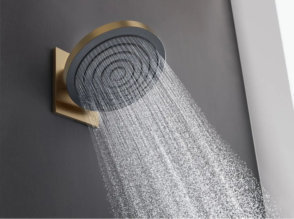 Hansgrohe Pulsify, nástenné pripojenie pre hlavovú sprchu 260, kartáčovaný bronz, HAN-24149140