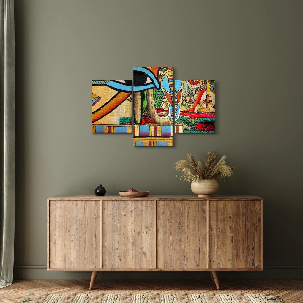 Obraz s egyptskými motívmi (90x60 cm)