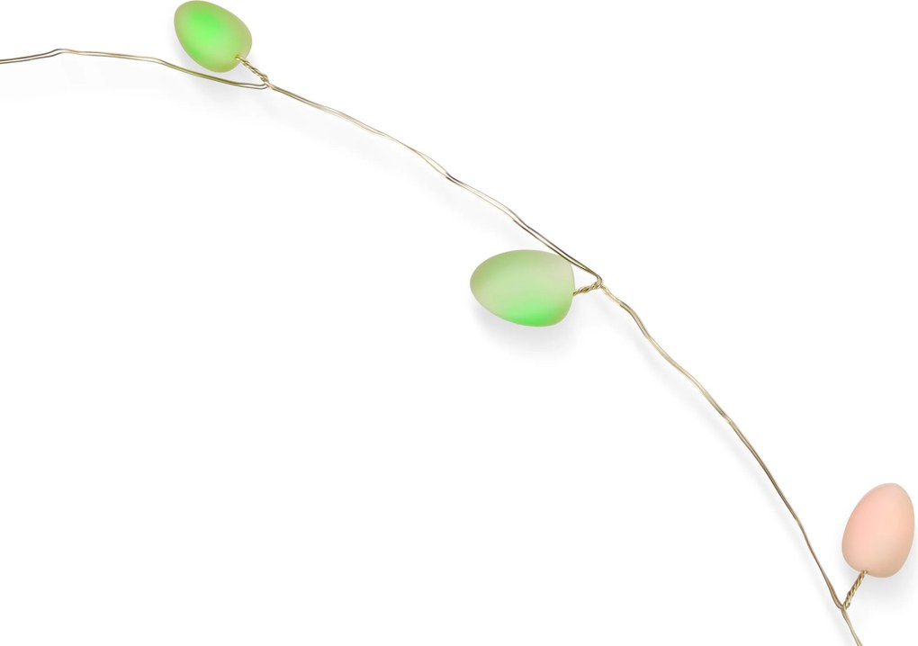 Svetelná reťaz s mikro LED »Veľkonočné vajíčka«