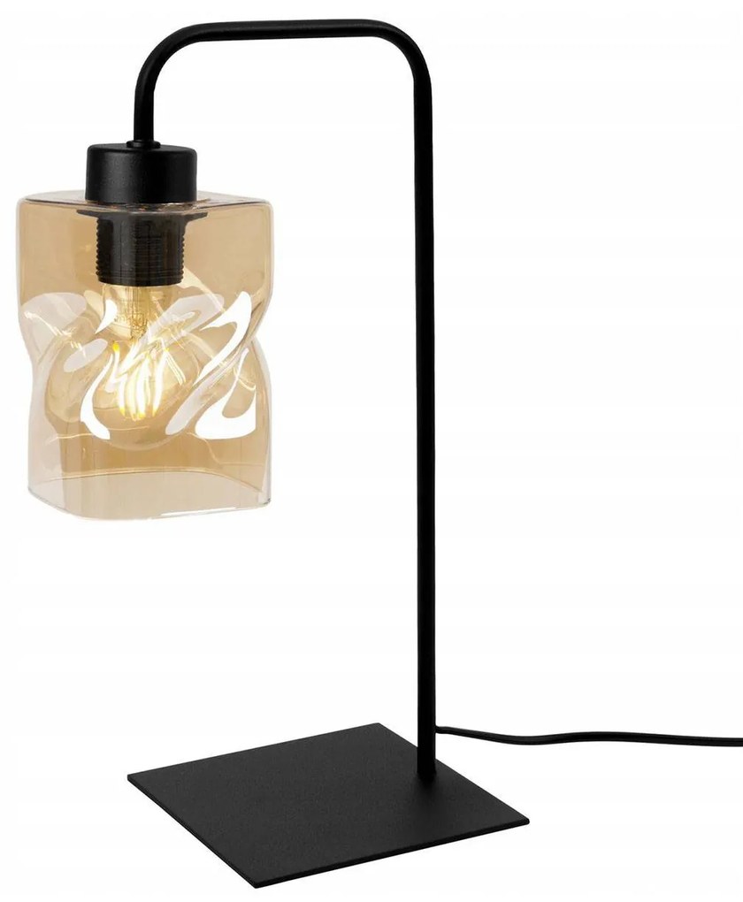 Stolná lampa Niki, 1x sklenené tienidlo (výber z 3 farieb)