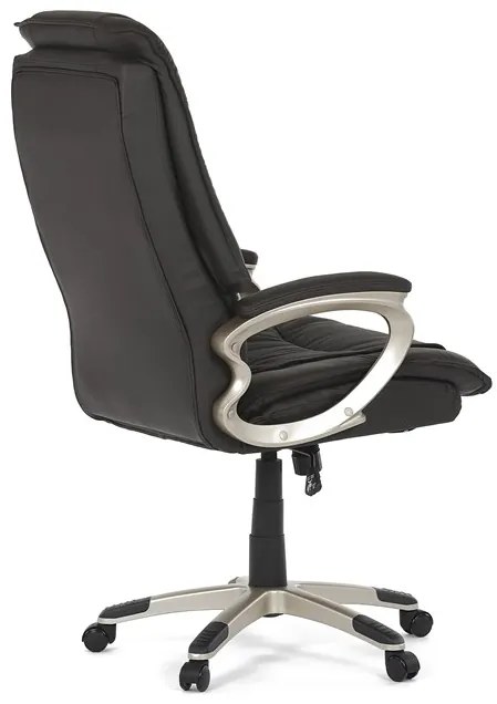 Autronic BONTEC Kancelárske kreslo, hojdací mechanizmus, hnedá koža, KA-Y293 BR Farba: Hnedá