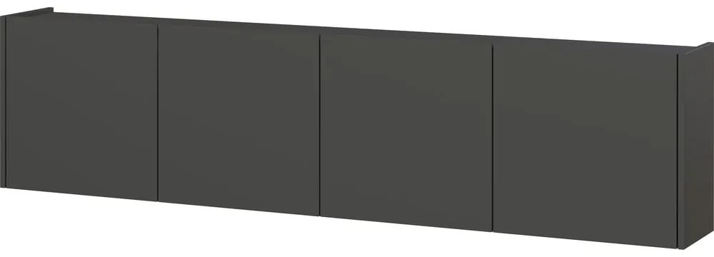 Antracitový TV stolík 183x45 cm Piana – Germania