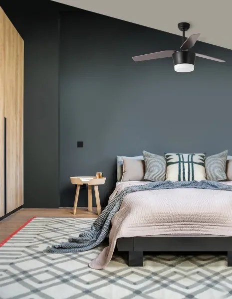 Stropný ventilátor Monsoon 13.2 hnedá s diaľkovým ovládaním