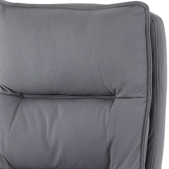 BONTEC Kancelárske kreslo, hojdací mechanizmus, šedá látka, KA-Y350 GREY Farba: Strieborná