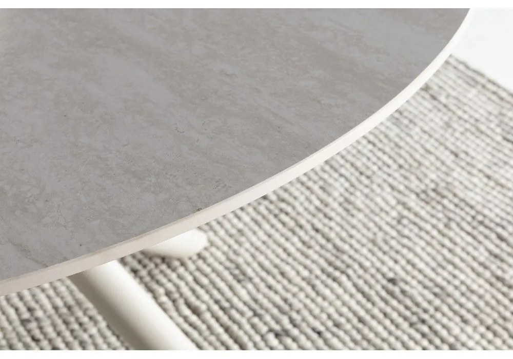 Okrúhly jedálenský stôl s keramickou doskou ø 119,5 cm Talia – Marckeric