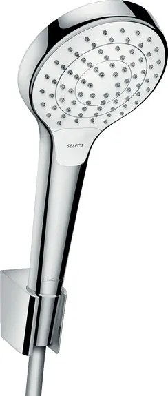 Hansgrohe Croma Select S, sprchový set 110 Vario s hadicou 1250 mm, biela/chrómová, HAN-26421400
