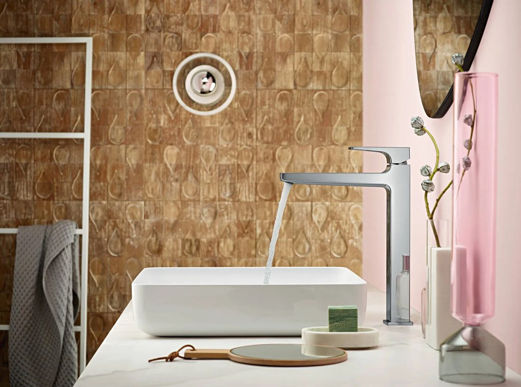 Hansgrohe Metropol, vysoká umývadlová batéria, s výpustom Push-Open, chrómová, HAN-32512000