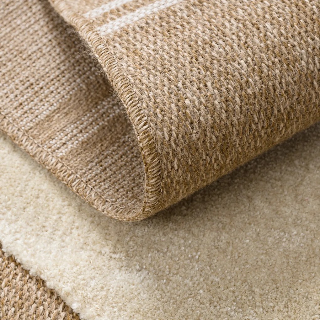 Dywany Łuszczów, Kusový koberec Spark 0698A beige/cream, 180x270, béžová, chodba / predsieň