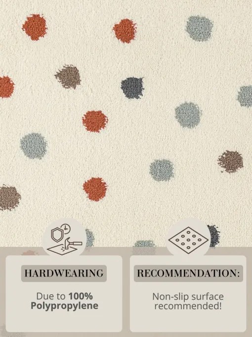 Koberec Hanse Home ADVENTURES KONFETTI krémový