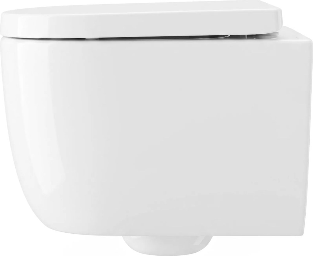 Rea Cubik Mini, závesná WC misa, tornado splachovanie, biela lesklá, REA-C6539