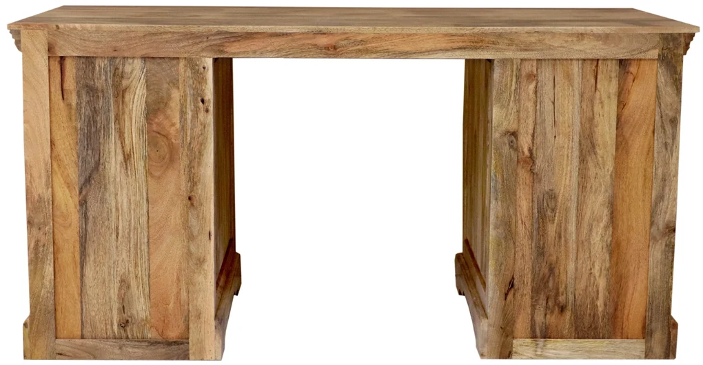 furniture-nabytek.cz - Písací stôl z masívneho mangového dreva 160x80x76