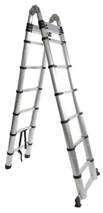 ASIST Teleskopický rebrík-štafle Alu, 5,6m