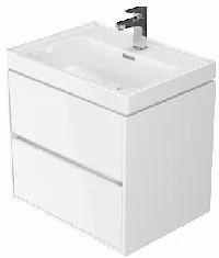 Cersanit - Crea skrinka pod umývadlo 60cm, biela lesklá, S924-003